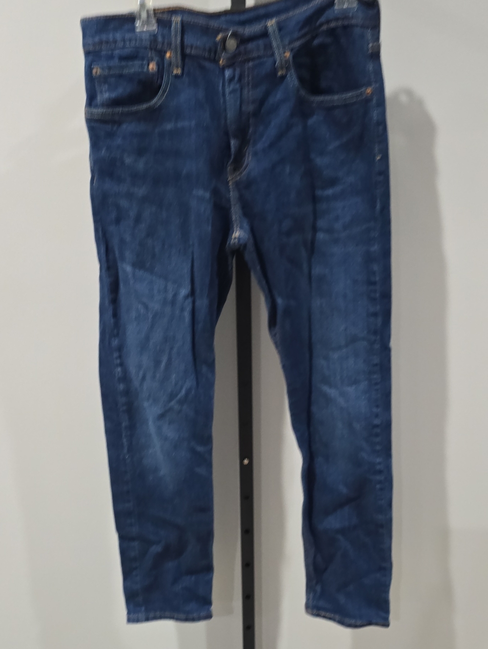 Levi's 502 Slim Straight Jeans in Dark Blue Denim